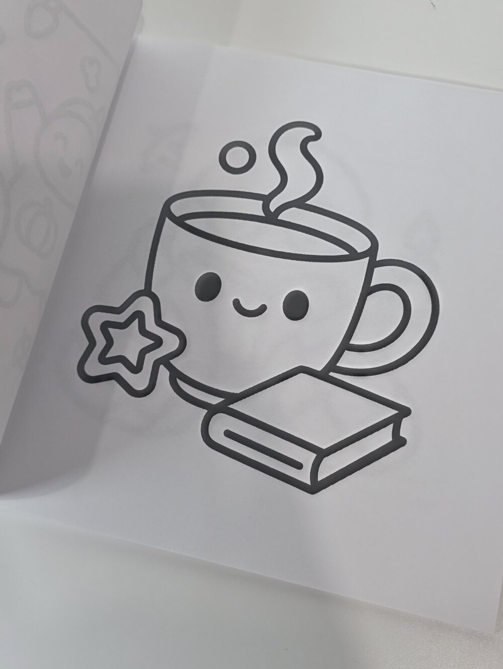 ๐โญ๏ธ Spooky Fall โ Bold & Easy Coloring Book: 40 Cute Fall And Halloween Designs - Picture 2 of 6